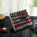 Cq acrylic Clear Nail Polish Organizers And Storage,5 Layer Nail Polish Rack Tabletop Display Stand Holds Up to 45 Bottles, Acrylic 5 Tier Essential Oils Holder For Professional Nail Salon Cq acrylic Store
