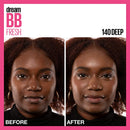 Maybelline Dream Fresh Skin Hydrating BB cream, 8-in-1 Skin Perfecting Beauty Balm with Broad Spectrum SPF 30, Sheer Tint Coverage, Oil-Free, Deep, 1 Fl. Oz Maybelline New York