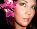 Large Pink Cymbidium Orchid Hair Flower Clip Hair Flowers