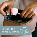 Haven Toothbrush Cover - Fits Electronic and Manual Toothbrushes - Toothbrush Case Holder for Travel - Set of Two Tooth Brush Protectors (Blue and Charcoal Gray) Haven