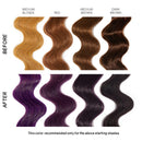 oVertone Haircare Semi-Permanent Color Depositing Conditioner with Shea Butter & Coconut Oil, Purple for Brown, Cruelty-Free, 8 oz OVERTONE