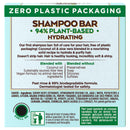Garnier Whole Blends Hydrating Shampoo Bar for Normal Hair, Zero Plastic Packaging, Free of Preservatives, Sulfates, Silicones, Soap & Dye, with Coconut Oil & Aloe Vera, 2 Oz Garnier
