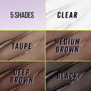 Maybelline Super Lock Brow Glue Eyebrow Gel, Lightweight and Waterproof Tinted Brow Gel For Up To 24HR Hold, Taupe, 1 Count Infinity Warehouse