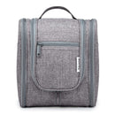 Hanging Travel Toiletry Bag Cosmetic Make up Organizer for Women and Men (Medium, Grey) Narwey