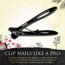 Rhône Instruments Nail Clippers, 420J2 Surgical Grade Steel, Extra-Wide Jaw, Cuts Thick Nails, Professional Series, Heavy-Duty Fingernail and Toenail Clippers for Manicure, Pedicure, Women and Men Rhône Instruments