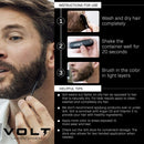 VOLT Grooming Instant Beard Color - Smudge and Water Resistant Quick Drying Brush on Color for Beards and Mustaches, Ebony (Brown/Black) VOLT Store