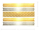 Terra Tattoos Gold Metallic Temporary Tats 75+ Geometric Henna Designs Moon, Stars, Arrows, Feathers Waterproof Nontoxic Long Lasting Perfect for Beach, Festivals, & more! Terra Tattoos