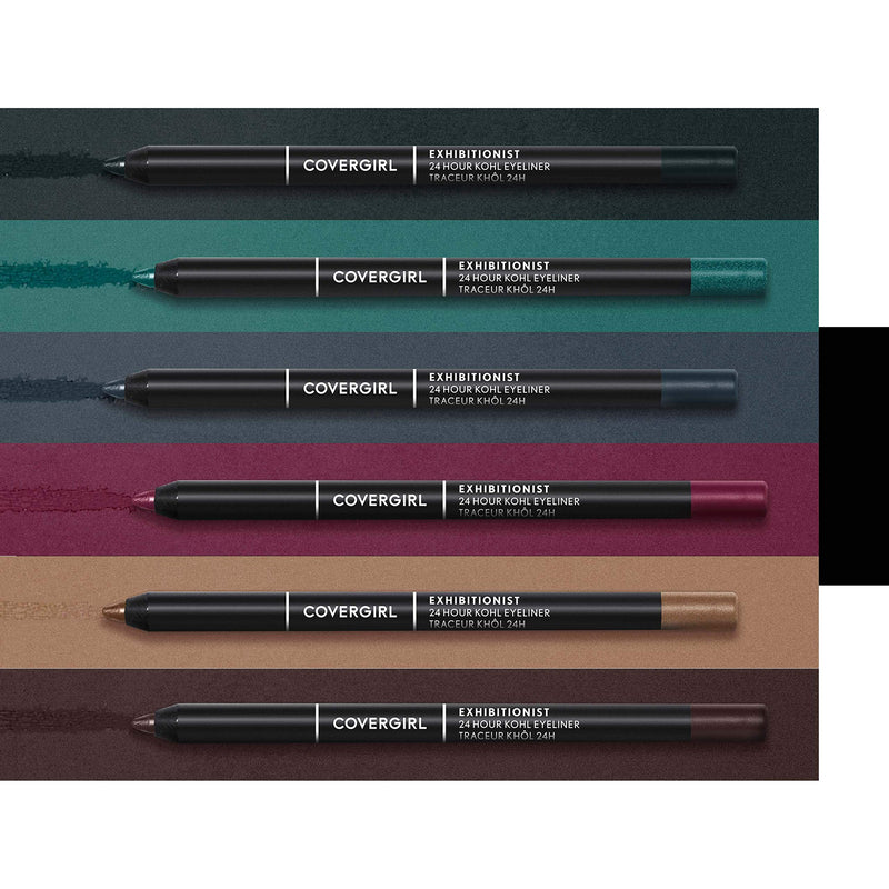 Covergirl Exhibitionist 24-Hour Kohl Eyeliner, Emerald Metallic, 0.04 Oz COVERGIRL Store