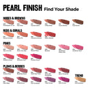 Revlon Super Lustrous Lipstick with Vitamin E and Avocado Oil, Pearl Lipstick in Nude, 030 Pink Pearl, 0.15 oz REVLON