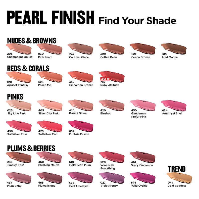 Revlon Super Lustrous Lipstick, High Impact Lipcolor with Moisturizing Creamy Formula, Infused with Vitamin E and Avocado Oil in Nude / Brown Pearl, Coffee Bean (300) REVLON