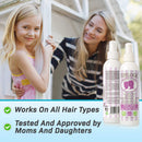 TotLogic Kids Detangler Spray and Leave In Conditioner - Naturally Scented with Essential Oils - Lavender, 8 oz TotLogic