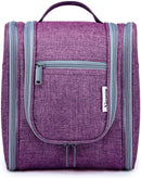 Hanging Travel Toiletry Bag Kit Cosmetic Makeup Organizer for Women and Men (A-Purple) Narwey Store