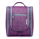 Hanging Travel Toiletry Bag Cosmetic Make up Organizer for Women and Men (Medium, A-Purple) Narwey