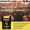 Citrus Detox Foot Soak with Epsom Salt - Removes Toxins, Foot Callus, Boost Immune, Helps Treat Athletes Foot, Inflammation, Tired, Aching Feet and Toenail DAILY REMEDY