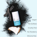 Kopari Aluminum Free Mens Charcoal Coconut Deodorant Stick | Made with Organic Coconut Oil | Non Toxic, Paraben Free, Plant Based, Gluten Free & Cruelty Free Long Lasting Natural Deodorant | 2 Pack, 2.0 oz Kopari