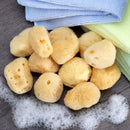 Neptune Natural Sea Soft Silk Sponge - for Cosmetic Use, Art, Facial Cleansing 12pk, 1-1.5 inches Neptune Natural