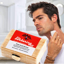 The Barbering Co. Large Alum Block in Bamboo Case | 100% Natural Potassium Alum Stone / Bar | Styptic, Anti-Ingrown Hair Aftershave for Men | 3oz The Barbering Co.