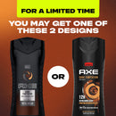 AXE Body Wash 12h Refreshing Scent Dark Temptation Dark Chocolate Men's Body Wash with 100 percent Plant-Based Moisturizers 16 oz AXE Store