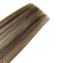 Blonde Highlights Human Hair Bundles Brown to Bleached Blonde Sew in Hair Weft Extensions Straight Real Hair Weave Extensions 18 Inch Double Hand Tied Weft Hair 100 Gram for Women Ubetta Store