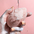 Real Techniques Sponge +, Skin Care Facial Cleanser Tool with Probiotics, Exfoliate and Clean Pores, Miracle Cleansing Sponge, Dual Sided, Pink, Gentle on Skin, 1 Count Real Techniques