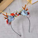 Christmas Reindeer Antlers Headband Hair Clips Hair Hoop Girl Beauty Headdress Reindeer Antler Headband Cute Deer Headband Hair Accessory Antler 4 ywduoying Store