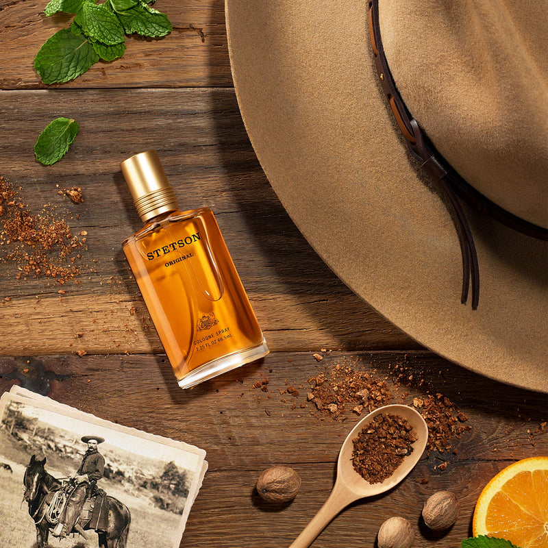 Stetson Original by Scent Beauty - Cologne for Men - Classic, Woody and Masculine Aroma with Fragrance Notes of Citrus, Patchouli, and Tonka Bean - 1.5 Fl Oz Stetson
