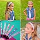 FROG SAC 6 PCS Unicorn Headbands for Girls, Adjustable Non Slip Grosgrain Unicorns Head Band Hair Accessories for Kids, Cute Elastic No Slip Fashion Headband for Little Girl Birthday Party Favors FROG SAC Store