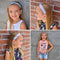 FROG SAC 6 PCS Tie Dye Elastic Headbands for Girls, Non Slip Hair Bands, Stretchy Adjustable Rainbow Girl Head Bands for Teens, Cute Hair Accessories Party Favors for Kids (Tie Dye) FROG SAC Store