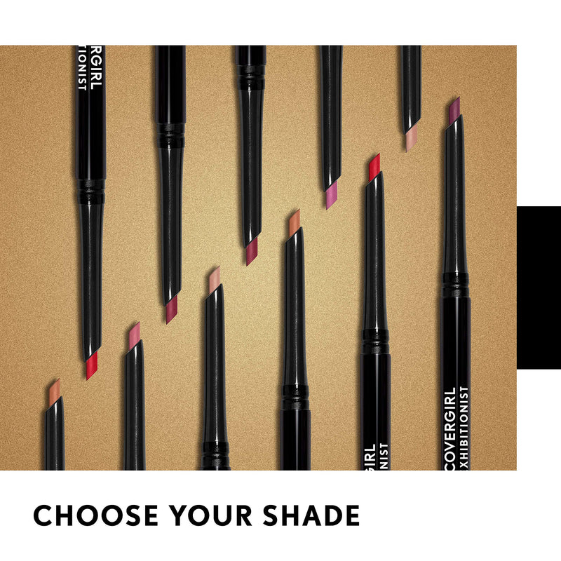 COVERGIRL Exhibitionist Lip Liner Uncarded, Cherry Red 220, 0.012 Ounce COVERGIRL