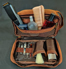 Leather Duffel Bag & Toiletry Bag Combo - The Best Masculine Travel Gift For Men Rustic Town Store