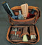Leather Duffel Bag & Toiletry Bag Combo - The Best Masculine Travel Gift For Men Rustic Town Store
