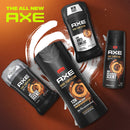 AXE Body Wash 12h Refreshing Scent Dark Temptation Dark Chocolate Men's Body Wash with 100 percent Plant-Based Moisturizers 16 oz AXE Store