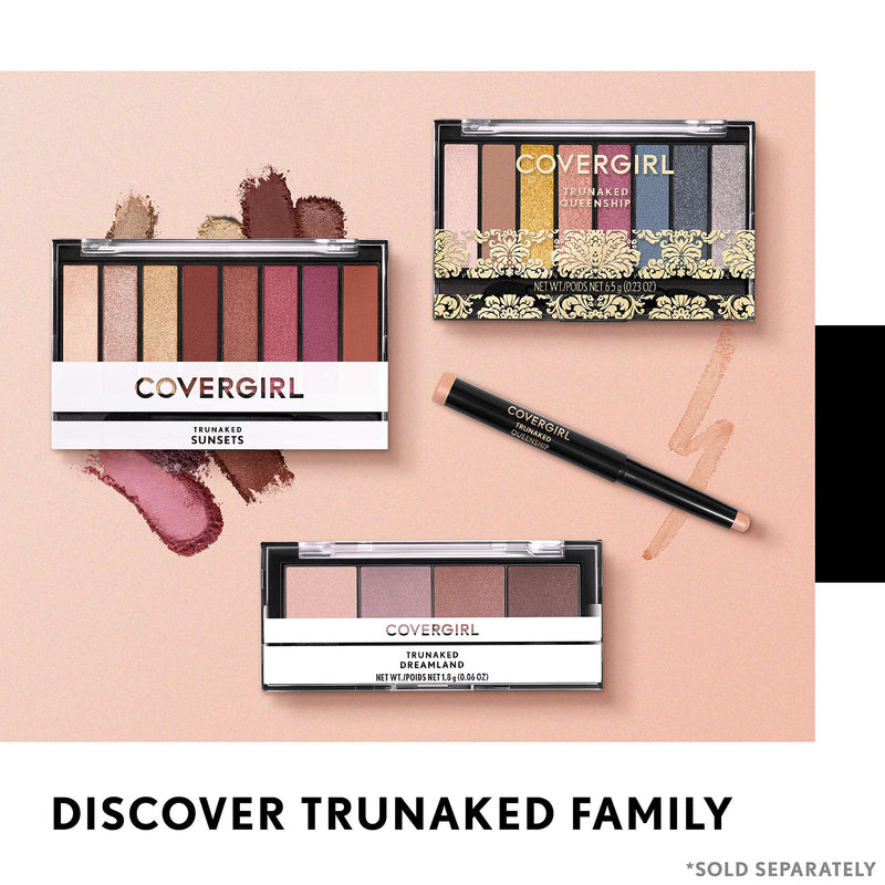COVERGIRL COVERGIRL Trunaked Quad Eyeshadow Palette, Jetsetter, Jetsetter, 0.06 Ounce COVERGIRL