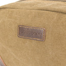 emissary Men's Toiletry Bag Leather and Canvas Travel Toiletry Bag Dopp Kit for Men Shaving Bag for Travel Accessories (Brown) emissary