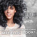 Got2b Metallic Permanent Hair Color, M73 Smoky Steel Got2B