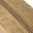 emissary Men's Toiletry Bag Leather and Canvas Travel Toiletry Bag Dopp Kit for Men Shaving Bag for Travel Accessories (Brown) emissary