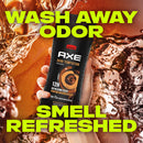 AXE Body Wash 12h Refreshing Scent Dark Temptation Dark Chocolate Men's Body Wash with 100 percent Plant-Based Moisturizers 16 oz AXE Store