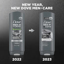 DOVE MEN + CARE Elements Body Wash Charcoal + Clay 4 Count For Men's Skin Care Effectively Washes Away Bacteria While Nourishing Your Skin, 18 oz Infinity Warehouse