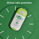 hello Deodorant With Shea Butter for Women + Men, 24 Hour Odor Protection - Sweet Coconut, Fresh Citrus, and Clean + Fresh, No Aluminum, + No Baking Soda, Vegan & Parabens Free, 2.6oz, 3 count hello