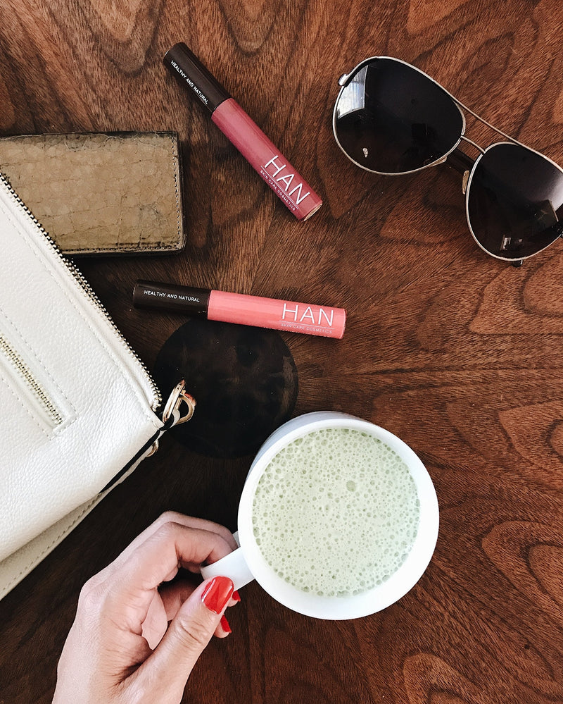 HAN Skincare Cosmetics All Natural Lip Gloss, Nude Rose HAN Store