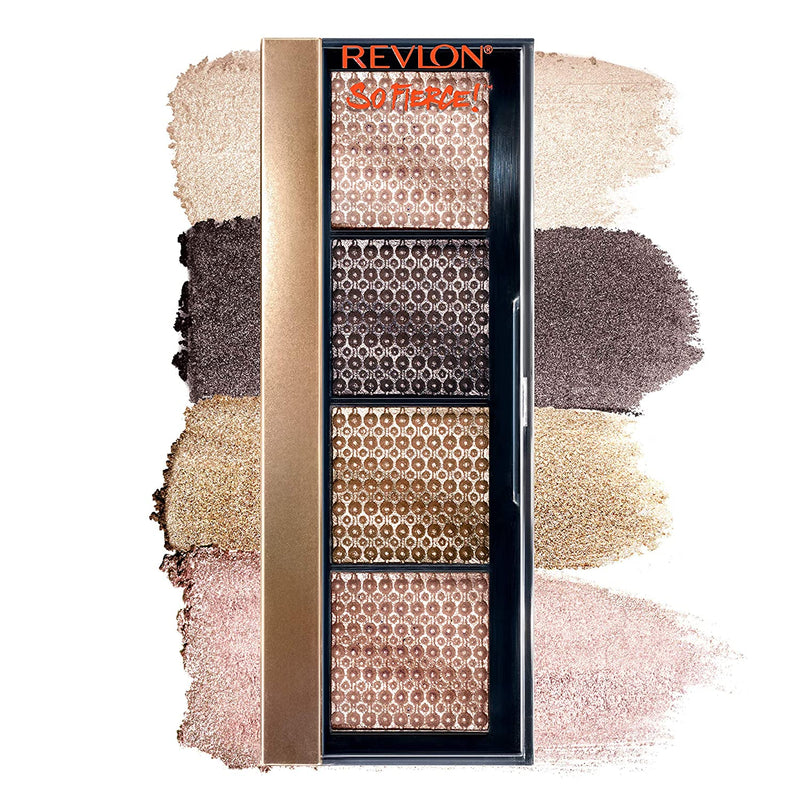 Revlon So Fierce! Prismatic Eyeshadow Palette, Creamy Pigmented Eye Makeup in Blendable Matte & Pearl Finishes, 961 That's A Dub, 0.21 oz. REVLON Store