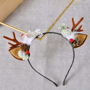 Christmas Reindeer Antlers Headband Hair Clips Hair Hoop Girl Beauty Headdress Reindeer Antler Headband Cute Deer Headband Hair Accessory Antler 6 ywduoying Store