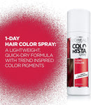 L'Oreal Paris Colorista 1-Day Temporary Hair Color Spray, Red, 2 Ounces L'Oreal Paris Store