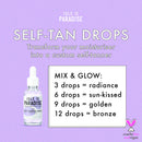 Isle of Paradise Self Tanning Drops - Vegan, Cruelty Free Self-Tan Drops, 30ml - Dark (Bronzed Glow) Isle of Paradise