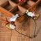 Christmas Reindeer Antlers Headband Hair Clips Hair Hoop Girl Beauty Headdress Reindeer Antler Headband Cute Deer Headband Hair Accessory Antler 6 ywduoying Store