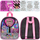 L.O.L Surprise! Townley Girl backpack Cosmetic makeup Set 10 Pieces, Including Lip Gloss, Nail Polish, Scrunchy, Mirror and Surprise Keychain, Ages 5+ for School Parties, Sleepovers and Makeovers Townley Girl