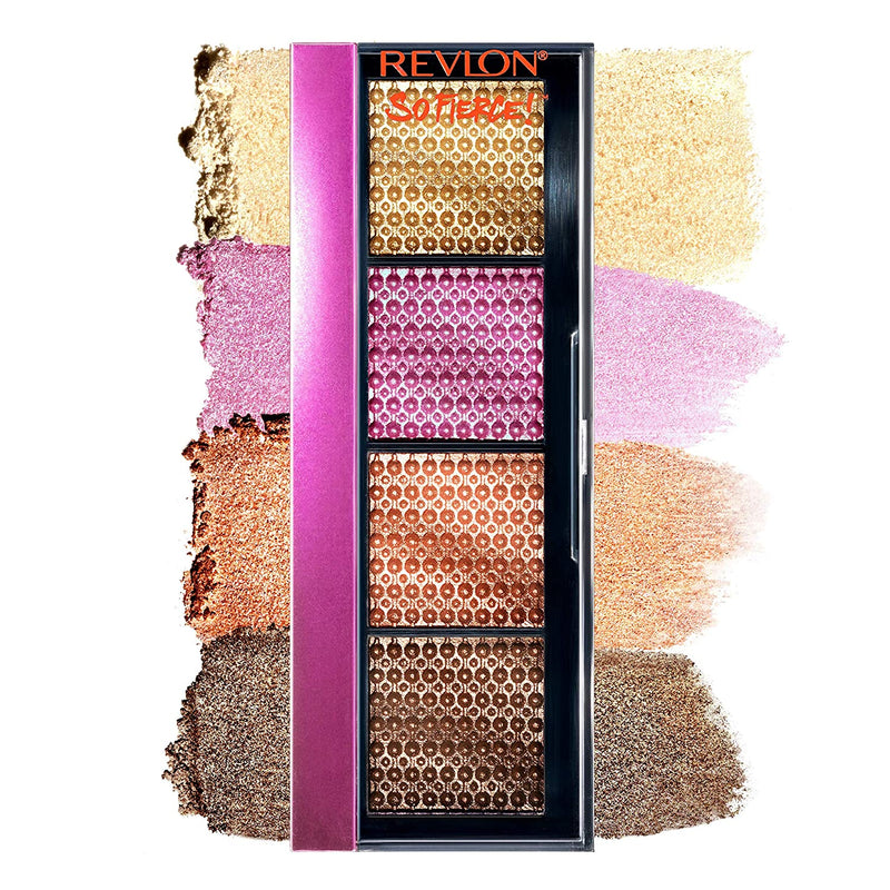 REVLON So Fierce! Prismatic Eyeshadow Palette, Creamy Pigmented Eye Makeup in Blendable Matte & Pearl Finishes, 966 The Big Bang, 0.21 oz. REVLON Store