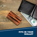 Wahl Beard & Mustache Wallet Comb for Men's Grooming - Handcrafted & Hand Cut with Cellulose Acetate - Smooth, Rounded Tapered Teeth - Model 3327 WAHL