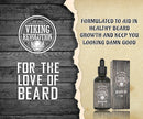 Viking Revolution Beard Oil Conditioner - All Natural Unscented Argan & Jojoba Oils - Softens, Smooths & Strengthens Beard Growth - Grooming Beard and Mustache Maintenance Treatment, 1 Pack Viking Revolution