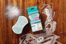 Spongeables Exfoliating Body Wash In A Sponge, Sea Salt, Contains Avocado Oil and Vitamin E, Cleanse, Exfoliate and Moisturize, 3.5 Oz, 3 Count Spongeables